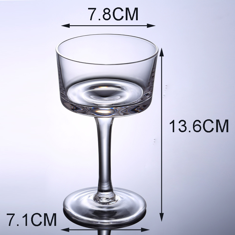 Europa krystallglass vinglass martini glass håndlaget krystall utskåret cocktail kopp dessert kopp beger vin kopp bar drinkware: M02