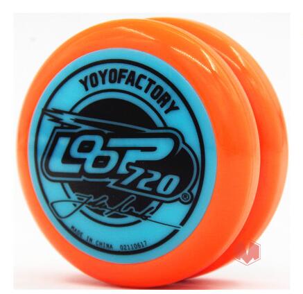 YYF loop 720 YOYO per giocattoli yo-yo professionali 2A per bambini: orange  blue