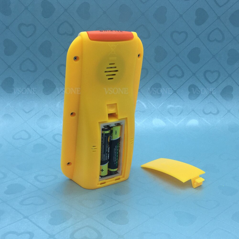 Russisch sprekende wekker lcd-scherm digitaal geel zwart en oranje