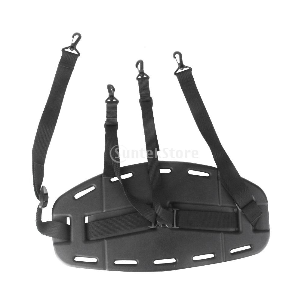 Zware Universele Verstelbare Gewatteerde Kayak Kano Rugleuning Back Rest Ondersteuning Met Opgerolde Paddle Leash Hengel Lanyard