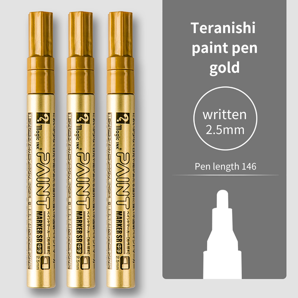 2/3 stk. permanent tusjpenn for maling, 1.2mm/2.5mm hurtigtørkende vanntette tusjer for stein, dekk, slitebane, gummi, stoff, metall: Hvit