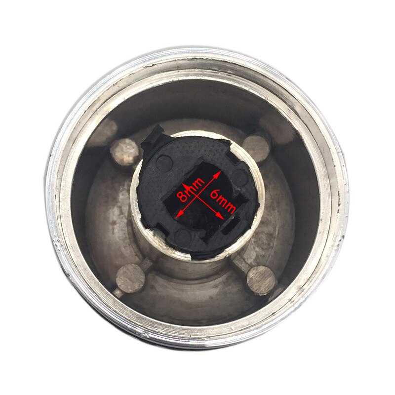 1PCS Gas BBQ Grill Stove Control Knob Handle Metal with Chrome Plated Rotary Switch Gas Appliance Valve Temperature Knobs