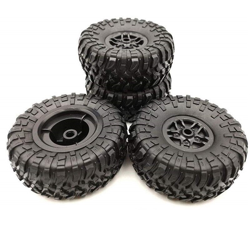 4 Pcs RC Car Tires Wheels Rims Set for MN D90 D91 RC Car Spare Parts Crawler Car Assembled Tyre for Truck Parts &amp; Accessories