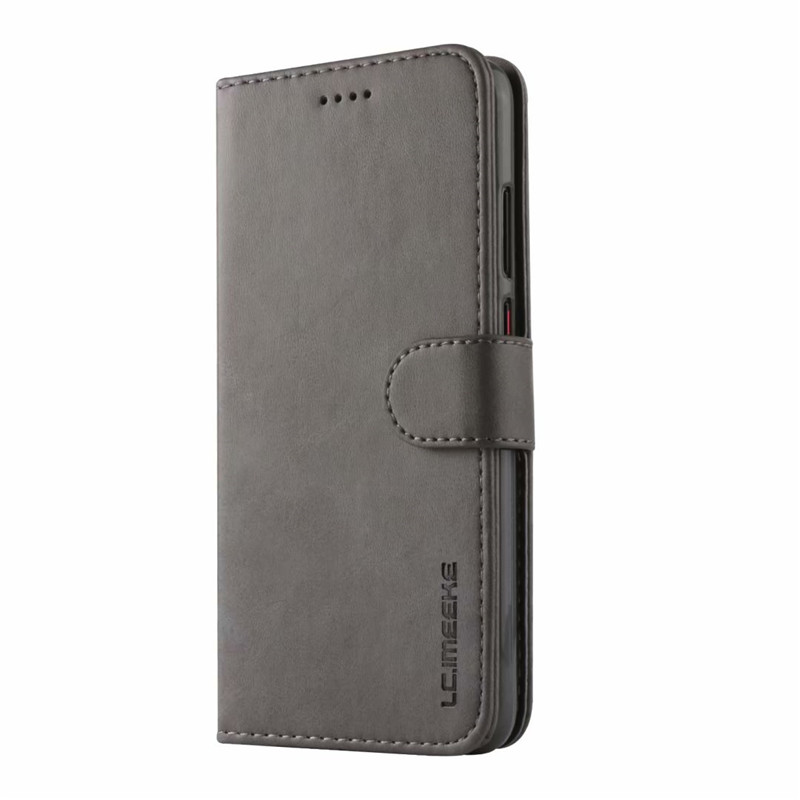 Huawei P10 Lite Case Lederen Vintage Telefoon Case Op Huawei P10 Lite Case Flip Magnetic Wallet Case Voor Etui Huawei p10 Lite Cover: Huawei P10 Lite / GRAY