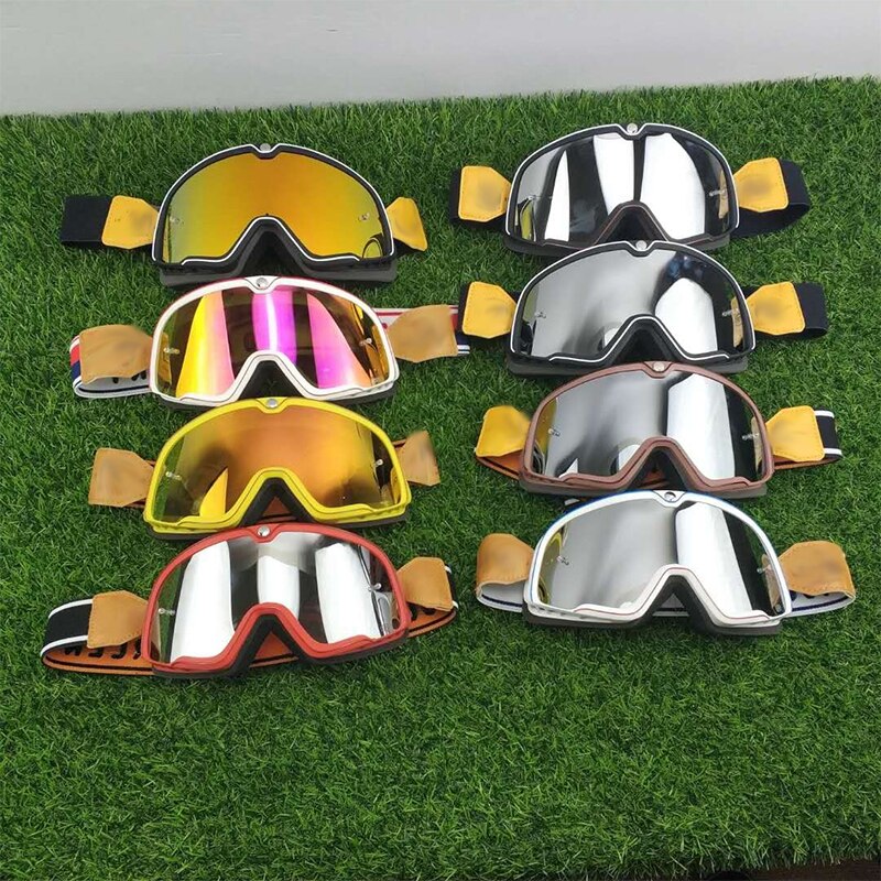 MX Off Road-gafas para Motocross, cascos de Moto de cross, gafas de esquí, ATV, Retro
