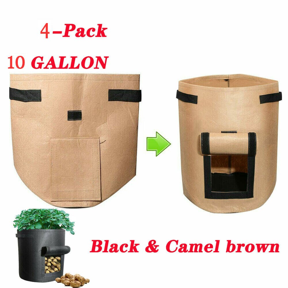 Plant Grow Bags home garden Potato pot greenhouse Vegetable Growing Bags Moisturizing jardin Vertical Garden Bag tools droship