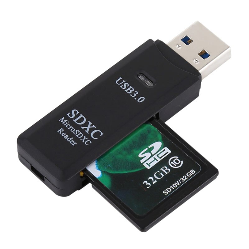 Oem 2 In 1 Usb 3.0 Multi Sd Tf Sdxc Micro Sdxc Geheugenkaart Reader Adapter Mini Super Speed 5gbps Kaartlezer Converter Voor Pc