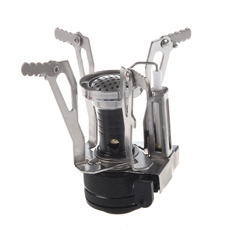 Ultralight Backpacking Canister Camp Stove Burner with Piezo Ignition 3.9oz: Default Title