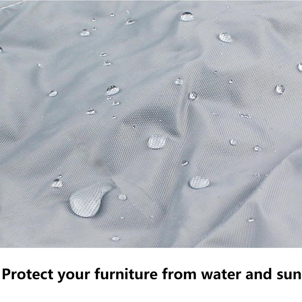 Garden Deck Box Cover Outdoor Waterproof Furniture Protection Storage Drawstring Wind Resistant Dust Patio Box Cover