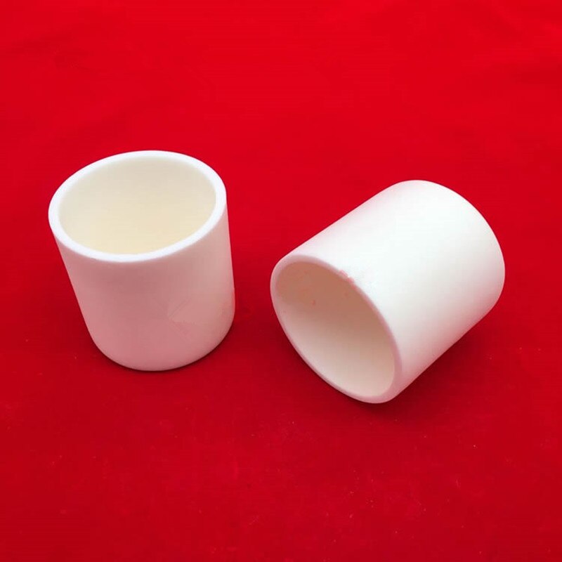 99.5% Cylindrical corundum crucible/Alumina ceramic crucible/ 60ml/40x70mm/ 50x50mm/sintered ceramic crucibl