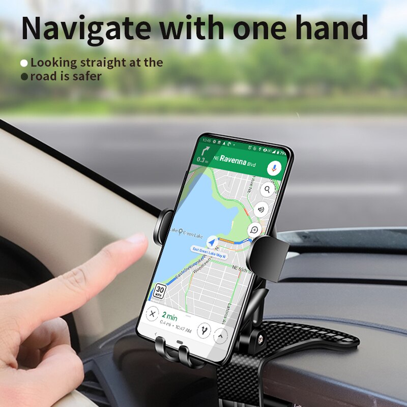 360 stopni panel uchwyt samochodowy telefon uchwyt robić smartfona podstawka strąk telefon wsparcie automatyczny stojak na telefon komórkowy stojak z kartami parkingowymi