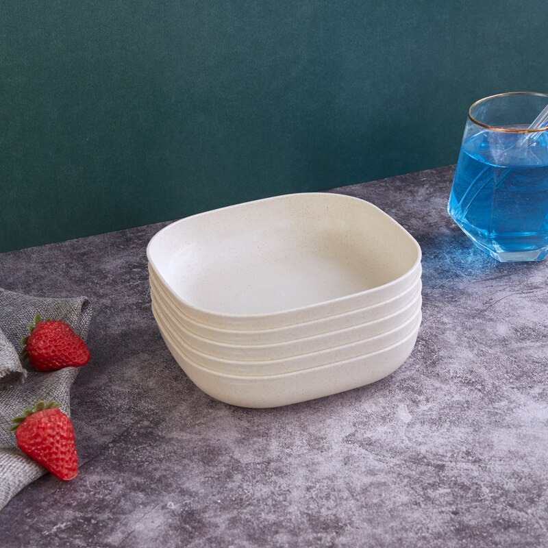 Dishes, Plastic Dining Table, Put Dishes, Bone Dishes, Spit Bone Dishes, Small Dishes, Trash Dishes: YELLOW