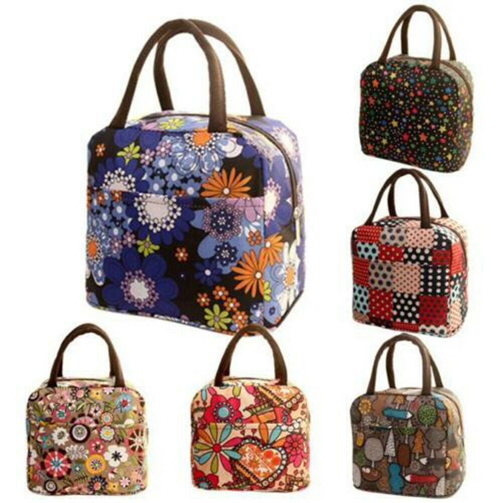 Newest Portable Insulated Thermal Cooler Lunch Box Carry Tote Picnic Case Storage Bag