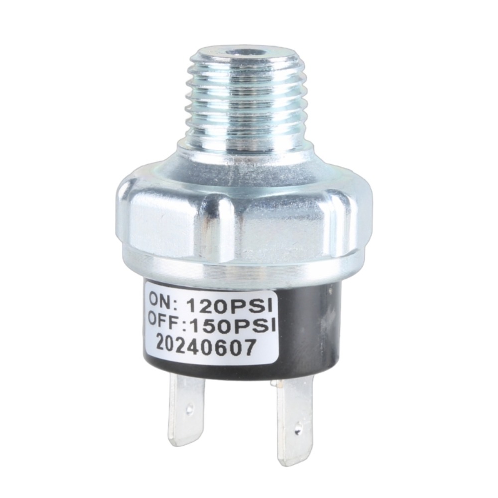 70-100/90-120/110-140PSI Luftdruckschalter 1/4" NPT 12V/24V Luftkompressorschalter Druckschalter: dunkel Grau