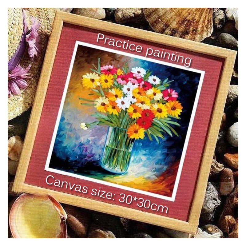 DIY Borduurwerk Kit, Lint Borduren, Naaien handwerken, Kruissteek, 3D Canvas Schilderij, Bloem, rose, Woonkamer Decor