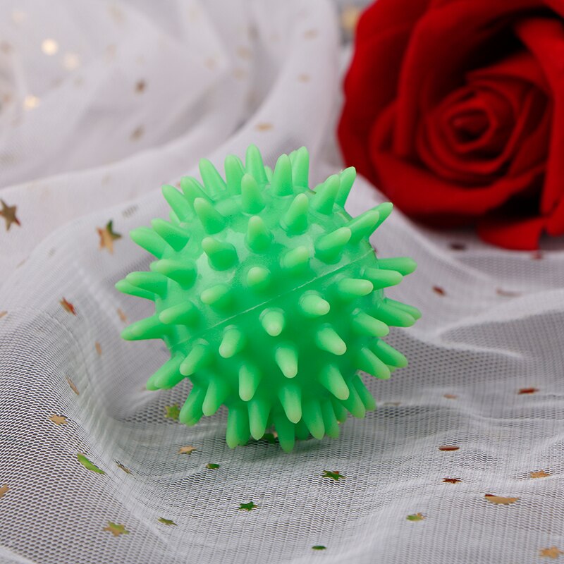Full Body Spiky Massage Bal Hard Stress Bal 6Cm Voor Fitness Sport Oefening Egel Sensorische Training Grip De Bal: green