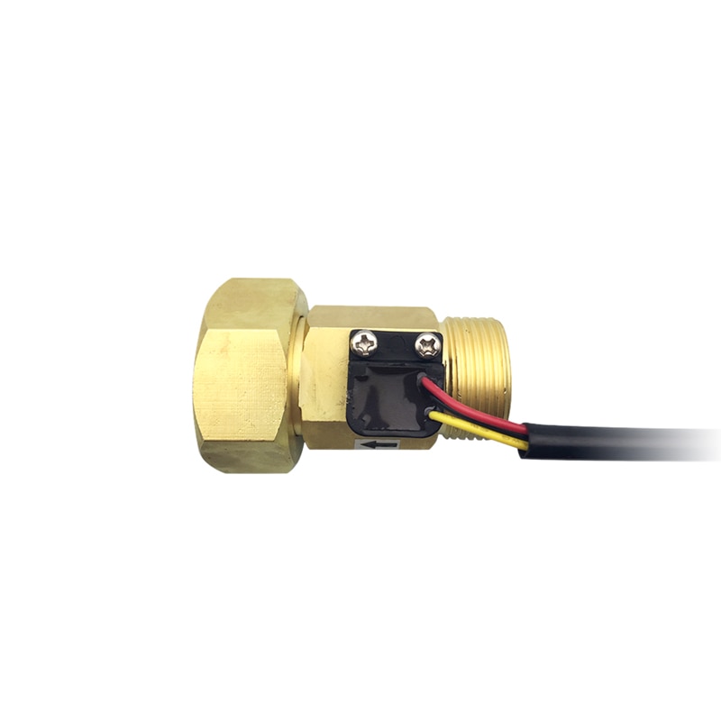 G 3/4" Union Nut DN20 to DN25 Easy Installed Magnetic Water Flowmeter Water Flow Meter Pulse Output Flow Sensor SEN-HZ43FD