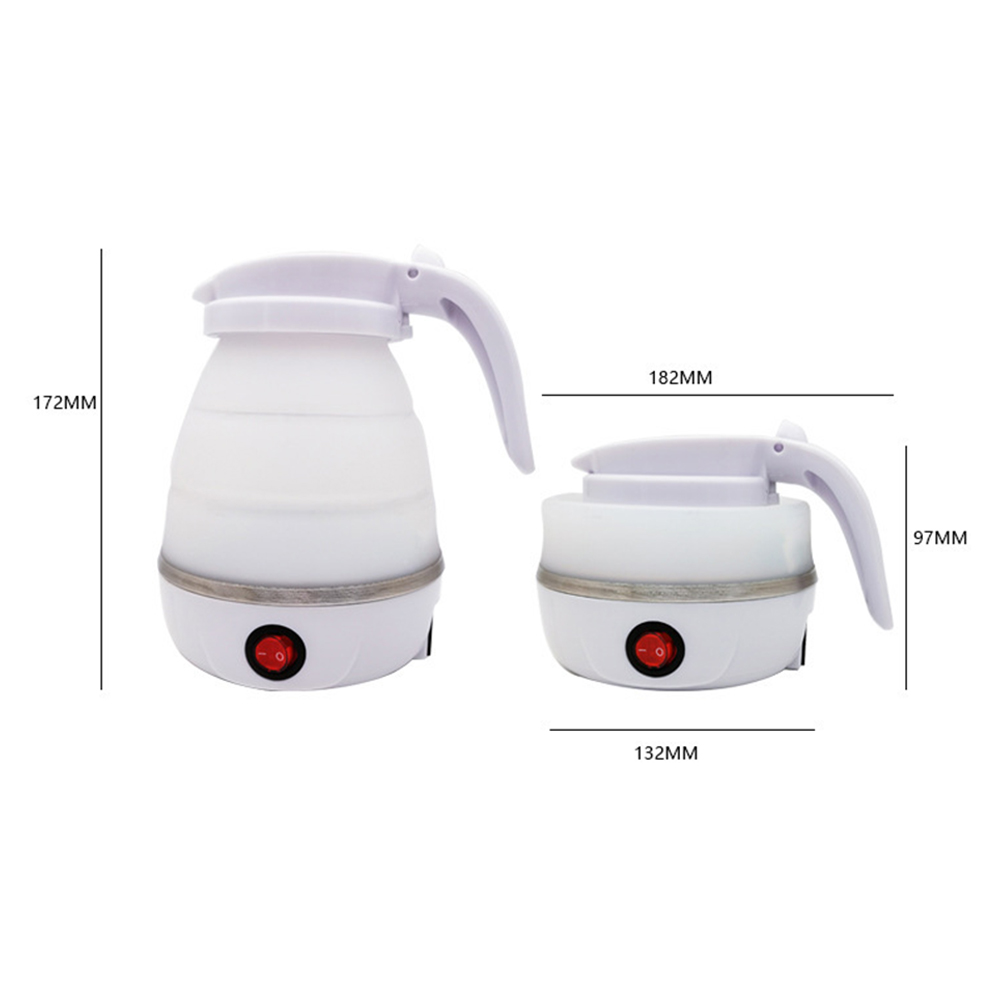 600W Silikon Tragbare Kochendem Wasser Teekanne Faltbare Wasserkocher Reise Hause Wasserkocher Faltbare Wasserkocher Küche Gerät