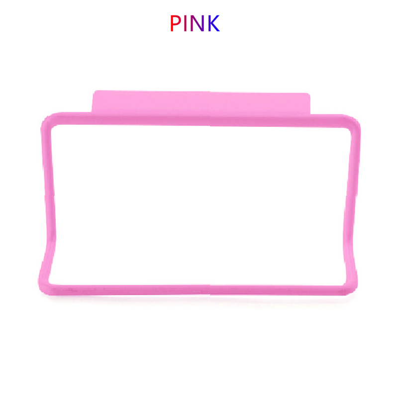Küche Organizer Handtuch Gestell Über Tür Hängen Halfter Schlecht Schrank Schrank Aufhänger Regal Für Küche Liefert Zubehör: Rosa