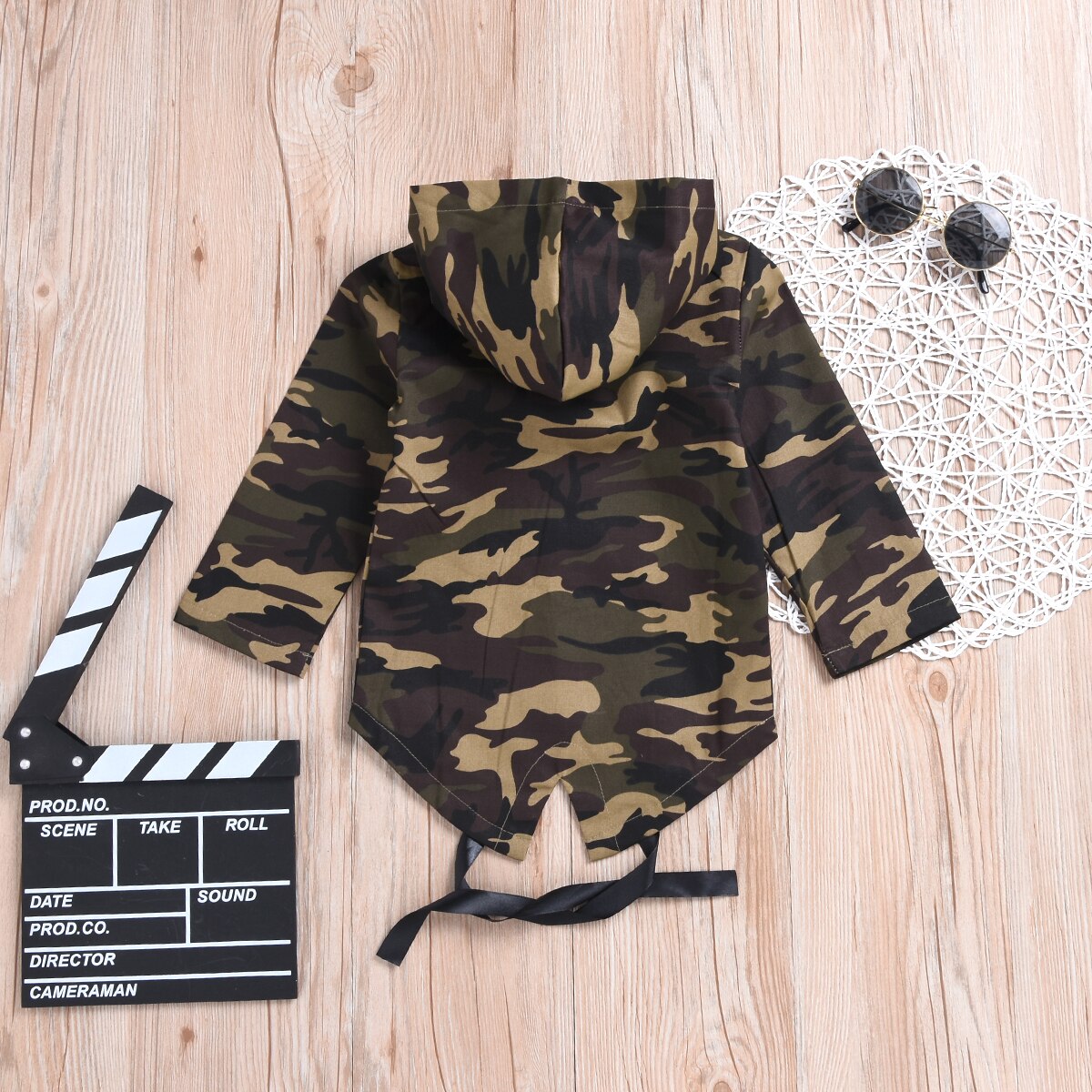 Pudcoco Brand Long Sleeve Toddler Kids Boys Girls Casual Hooded Button Coat Outerwear