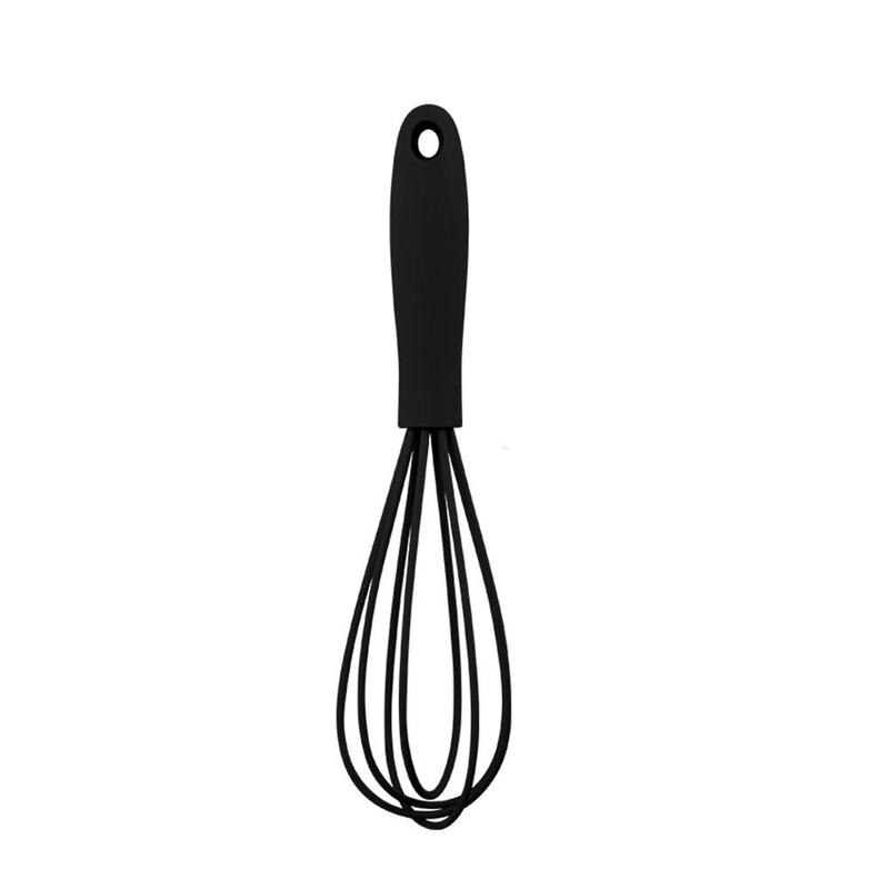 1pc multifunktionella roterande manuell äggvisp mixer mini plast kök äggvisp bakverktyg äggrörare silikon miljövänlig: B