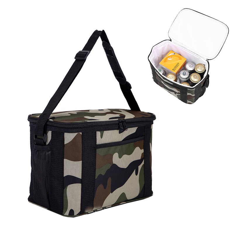 Schouder Picknick Koeltas Waterdichte Outdoor Camping Fruit Snacks Drinken Houden Verse Handtas Grotere Capaciteit Voedsel Thermische Pouch