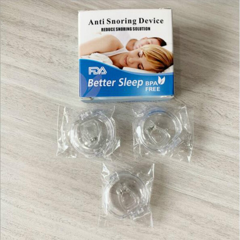 8 Stuks Siliconen Neus Clip Magnetische Anti Snore Stopper Snurken Stille Slaap Steun Apparaat Guard Night Anti Snurken Apparaat Gezondheid zorg: 04