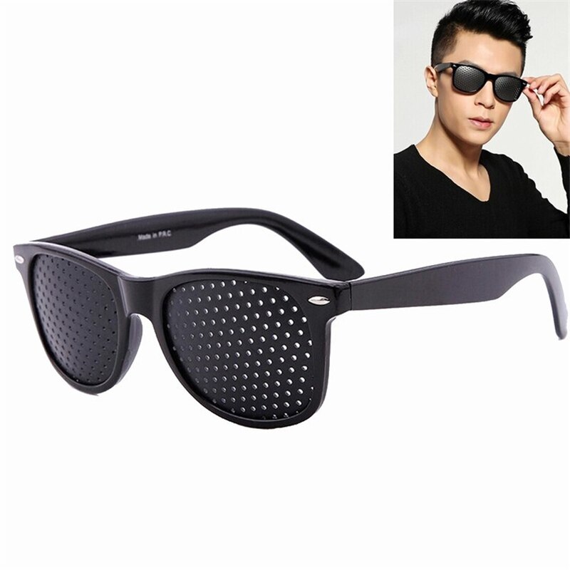 Vision Care Wearable Corrigerende Bril Verbeteraar Stenopeic Pinhole Pin Hole Bril Anti-vermoeidheid Oogbescherming Oculos De Grau