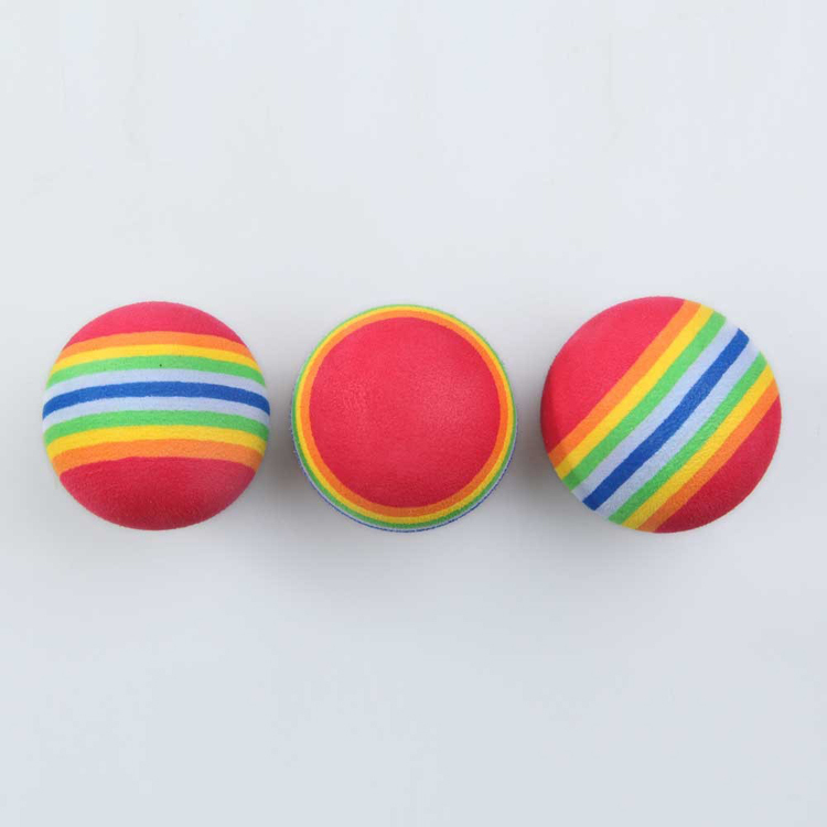 50 Stks/zak Regenboog Kleur Golf Training Foam Ballen Golf Swing Indoor Training Aids Praktijk Spons Foam Ballen