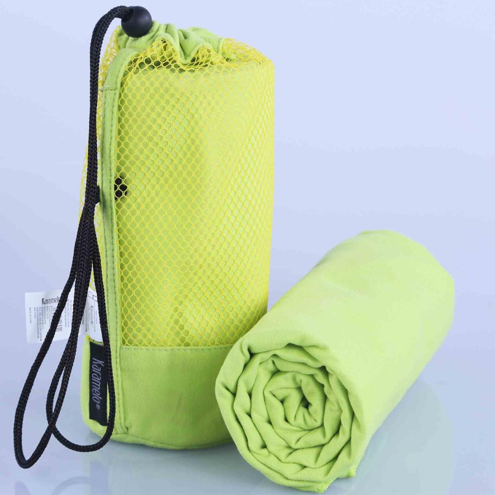 70x130cm Groter Formaat Sport Handdoek Met Zak Microfiber Gym Handdoek toalha de esportes Zwemmen Reizen essiential 4 kleuren: Green