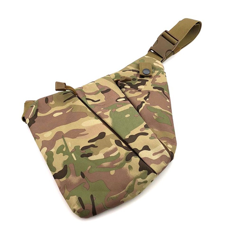 Brand mænd rejser forretning finotaske indbrudssikker skuldertaske hylster anti-tyveri sikkerhedsrem digital opbevaring brysttasker: Højre acu camouflage