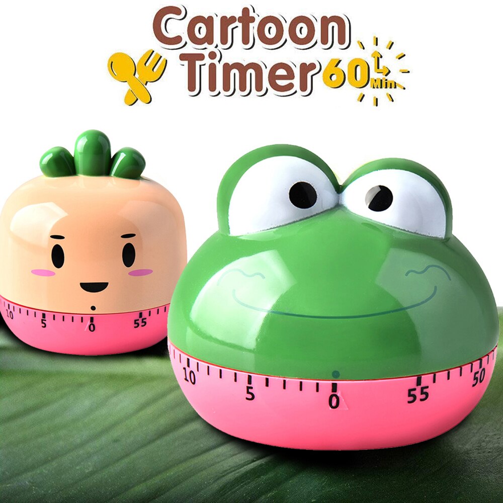 Kitchen Cooking Countdown Timers 60 Minute Mechanical Timer Alarm Timer Reminder Clock Baking Study Helper Kitchen Tools