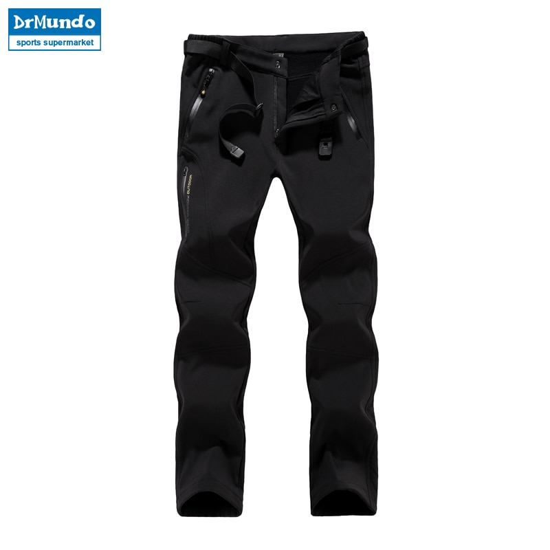 Vinter solft shell byxor dam skidbyxor dam plus size vattentäta snöbyxor tjocka fleece vandringsbyxor snowboardbyxor