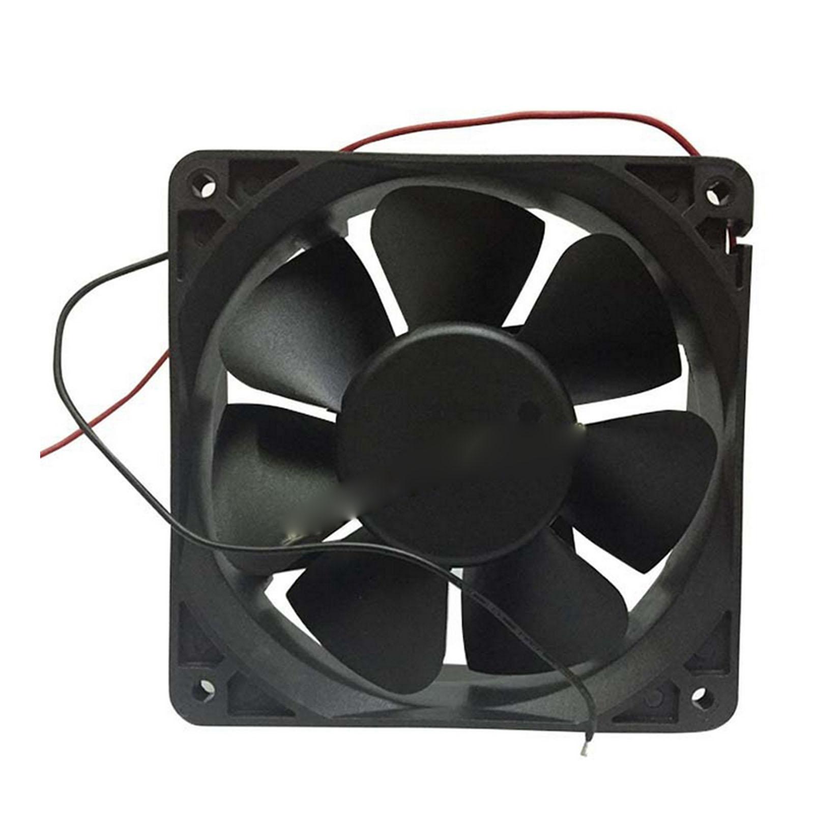 24V DC 120x120x38mm Axial Radiator Fan 120CFM Dual Ball Bearing Middle Speed