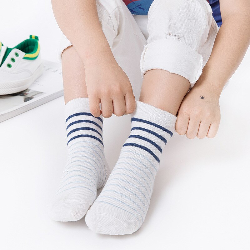 5 Paren/partij Soft S Base Eenvoudige Kleur Zachte Lente Herfst Dikke Katoenen Hoge Dichtheid Knit Baby Kids Meisjes Jongen sokken