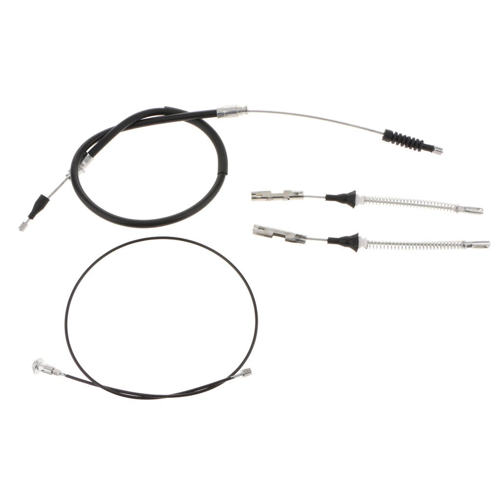 4 Pack/ Set Brand And Parking Hand Brake Cable Set 90576453 , 90576454 , 93170227 , 93170228 for Opel Vauxhall