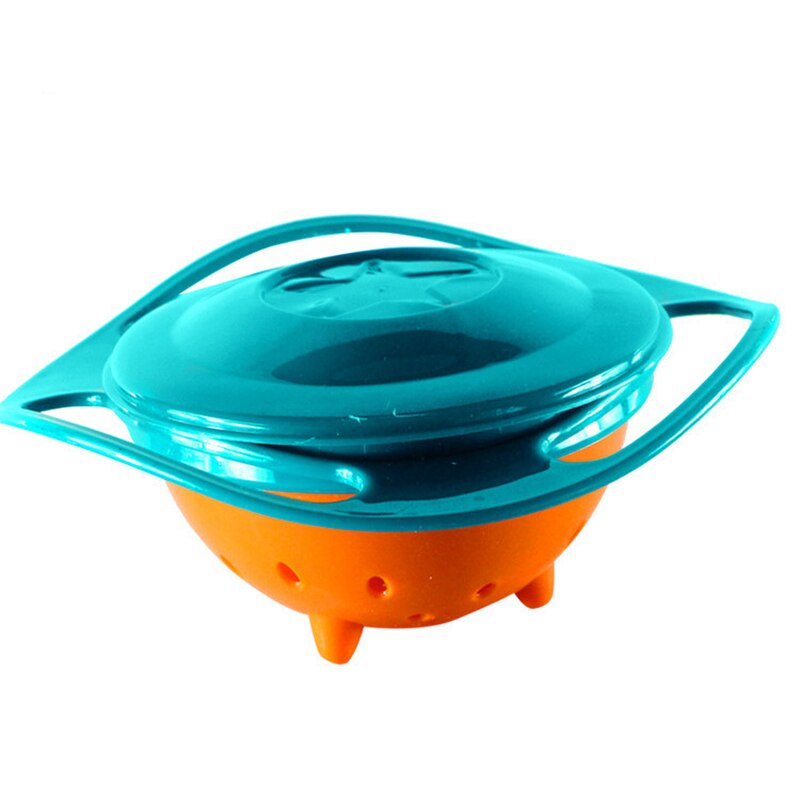 Magic Baby Gyro Bowl Universal 360 Rotate Spill-Proof Bowl Training Tableware Toddler Dishes Practice Feeding Bowl Without Mess