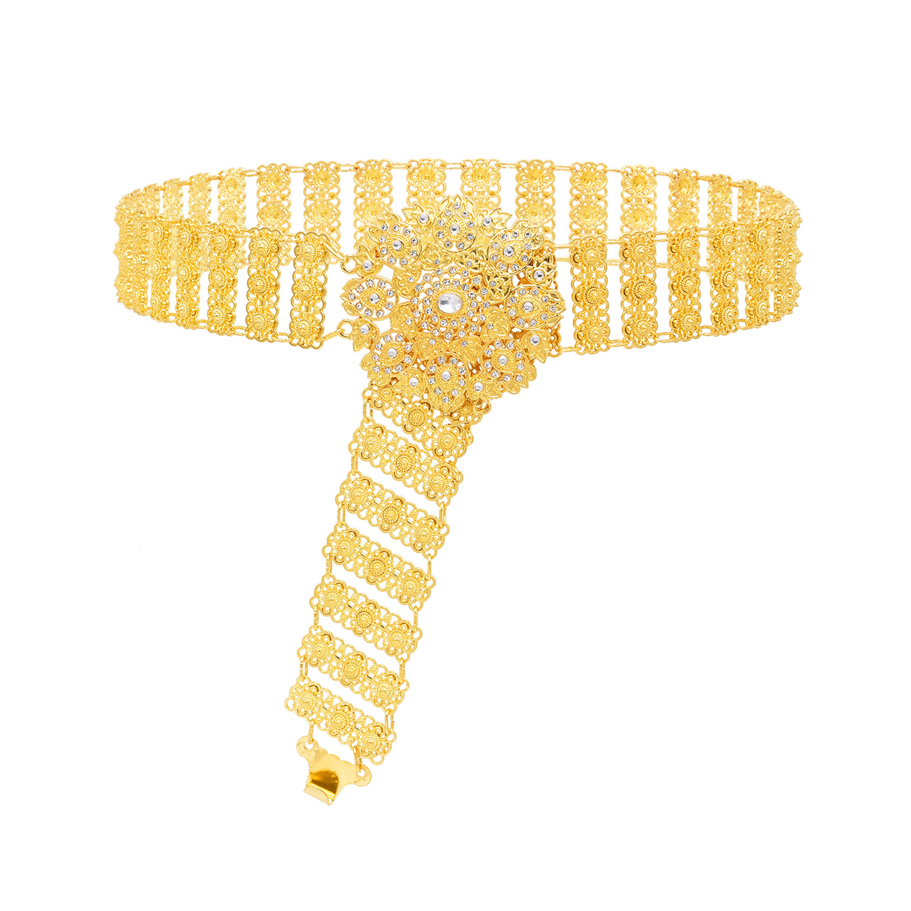 Mode Gouden Metalen Riem Thailand India Beach Party Taille Buikkettingen Etnische vrouwen Lichaam Sieraden Accessoires