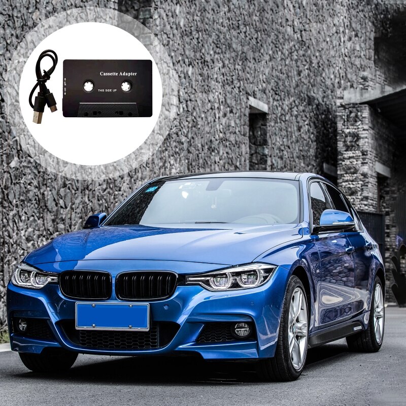 Converti l&#39;adattatore per cassetta telefoniche per risposta auto ricarica USB compatibile con Bluetooth per la cassetta dell&#39;adattatore musicale stereo Aux