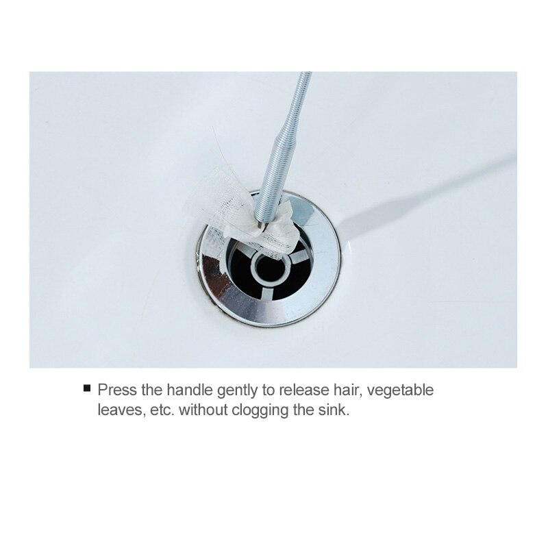 160Cm Lente Pijp Bagger Tool Afvoer Slang Metalen Draad Ontstopper Sticks Verstoppen Remover Cleaning Tool Huishoudelijke Voor Keuken sink