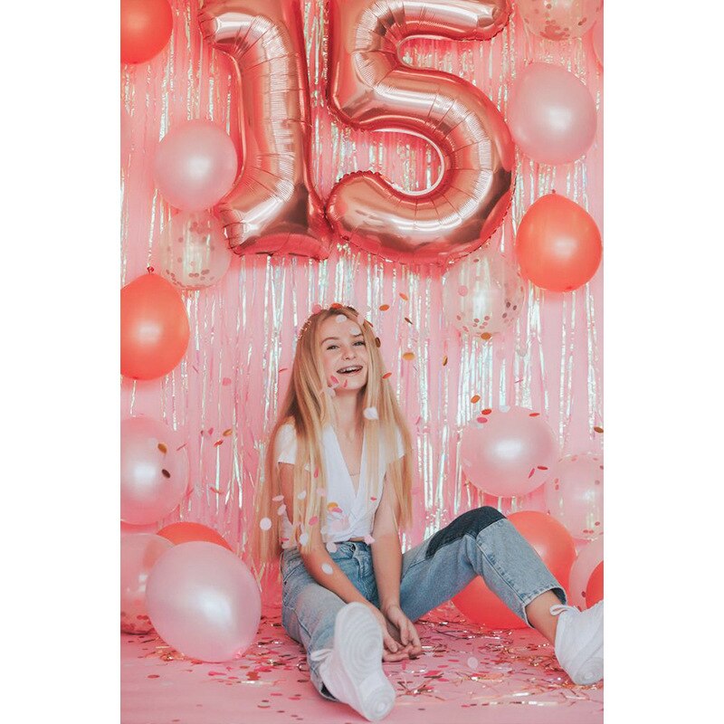 LuanQI Wedding Backdrop Rain Curtains Tinsel Foil Curtain Birthday Backdrop Wedding DIY Decoration Adults Anniversary Wall