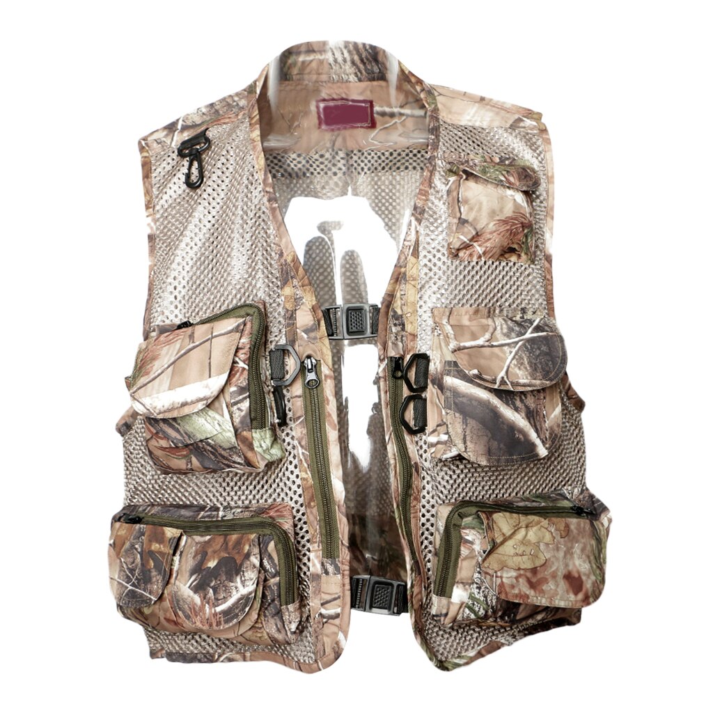 Fly Fishing Mesh Vest Pack for Trout Fishing Gear and Equipment Adjustable for Men and Women