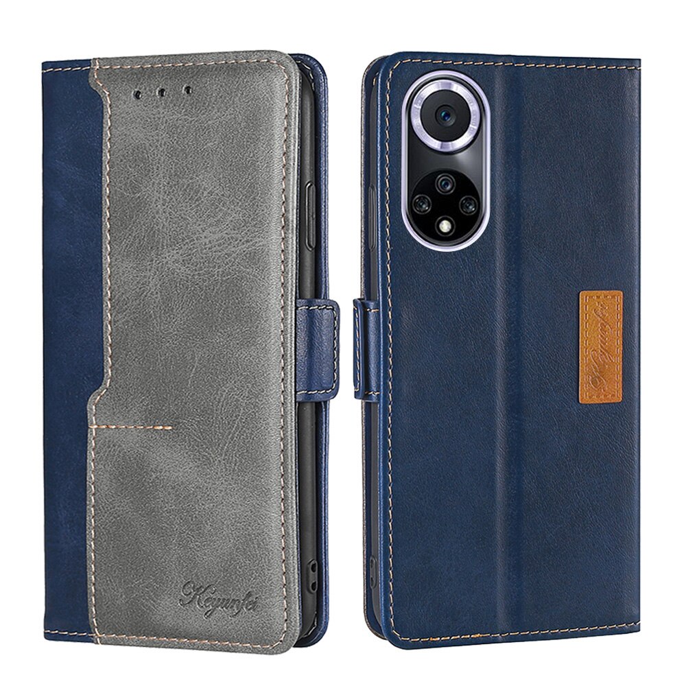 For Huawei Nova 9 9SE Case Wallet Card Luxury Retro Leather Stand Magnetic Book Flip Cover For Huawei Nova9 Pro Phone Cases: Nova 9 / blue-gray