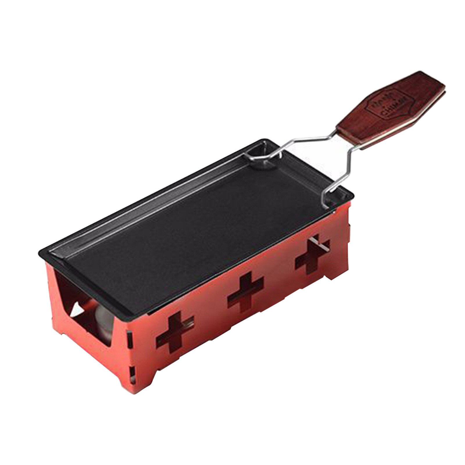 Portable Nonstick Cheese Skillet Cheese Oven Grill Plate egg Rotaster Baking Tray Stove Set Kitchen Baking Tool Kitchen Cookware