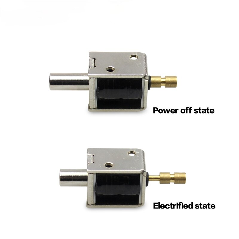 DC12V Mini electric lock push pull solenoid valve small drawer lock electric bolt lock small electric lock 1pcs