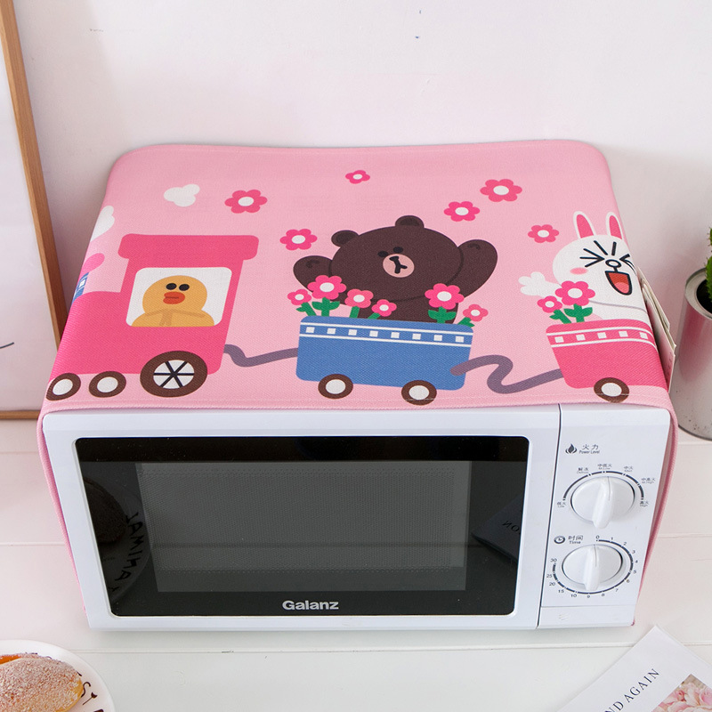 Cartoon Magnetron Cover Stofdicht Magnetron Covers Duurzaam Huishoudelijke Elektrische Protector Voor Keuken Home Decor