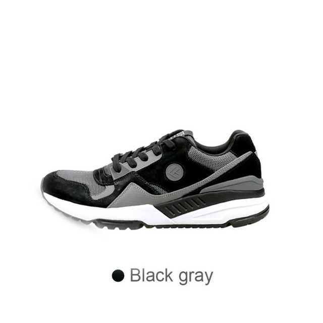 Xiaomi FREETIE 90 zapatos deportivos Retro Para Hombre Zapatos casuales para correr zapatillas transpirables resistentes al desgaste zapatos elásticos de choque: Black Grey 42