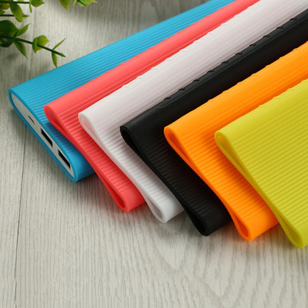 Silicone Protector Sturdy Protective Silicone Power Bank Protective Cover for Xiaomi Power Bank Second Generation 10000mah