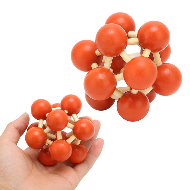 Unlock Interlock Puzzle Toy Wooden Puzzle Lock Toy Improve Finger Flexibility for Home Play