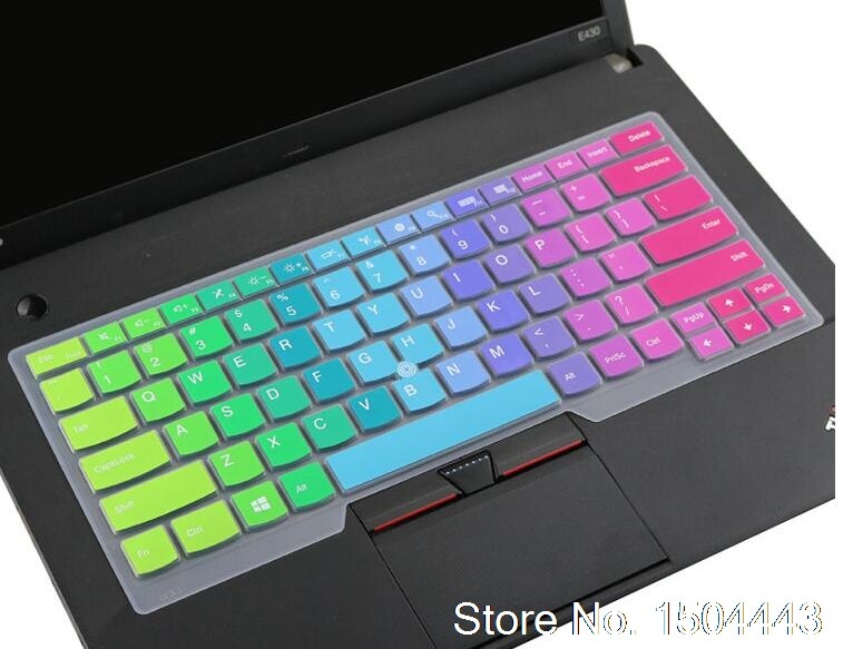 Silicone Gel Keyboard Protector Cover Skin for Lenovo Thinkpad X1 Carbon: rainbow